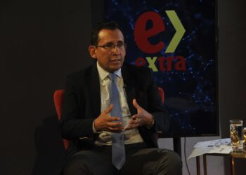 Pablo Camacho durante una visita a las instalaciones de La Razón. Foto: Archivo