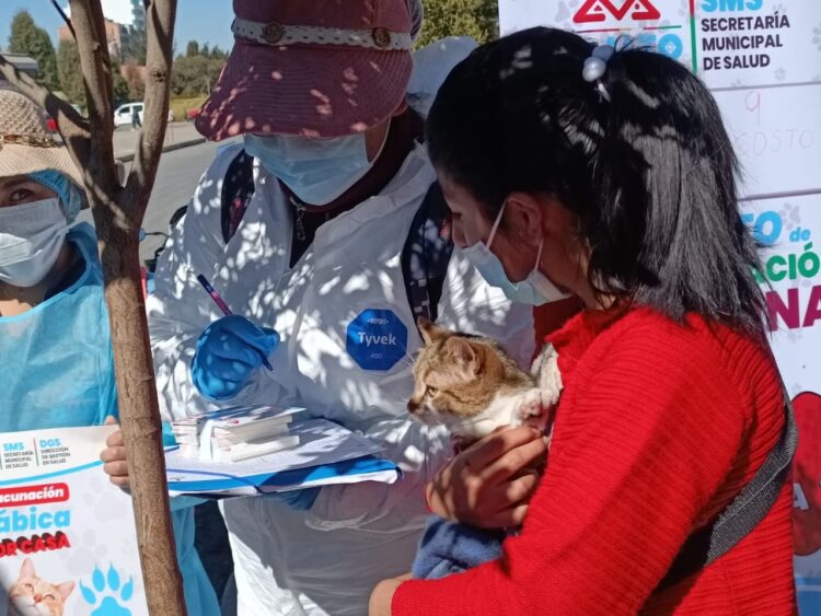 La vacunación antirrábica es anual. Foto: GAMEA.