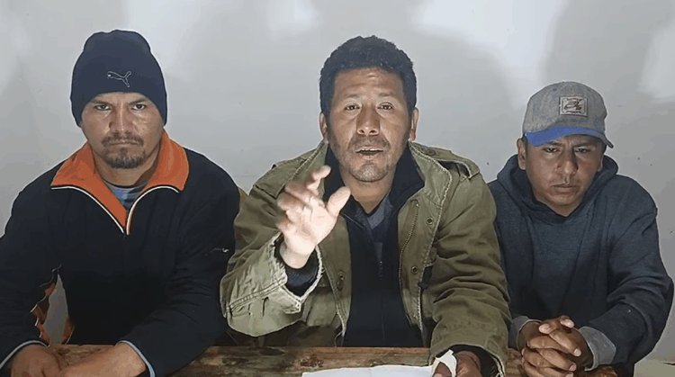 El dirigente campesino Humberto Claros.
