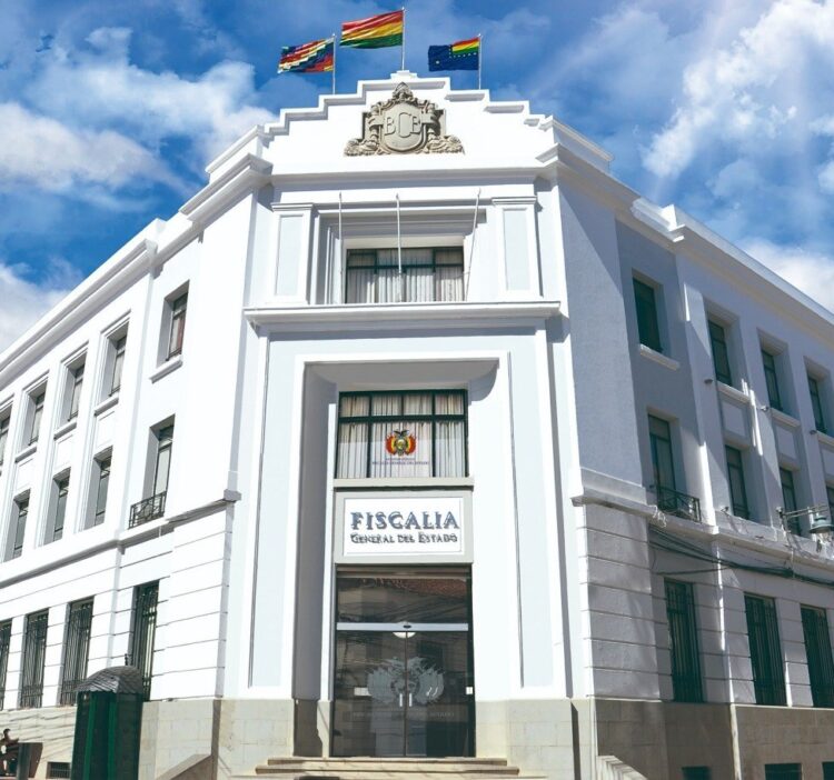 Edificio de la Fiscalía General del Estado, en Sucre.