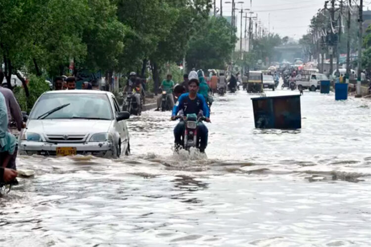 Las lluvias afectan el territorio pakistaní. Foto: Archivo