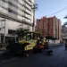 Obras de asfalto se realizan en La Paz.