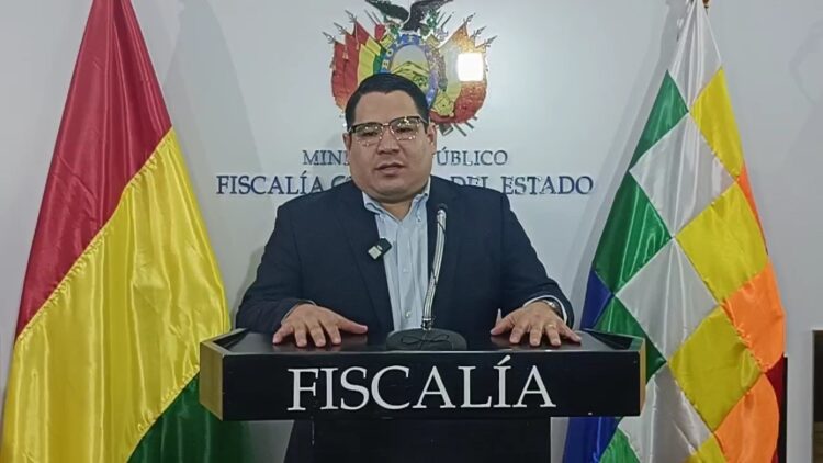 El fiscal general del Estado, Roger Mariaca