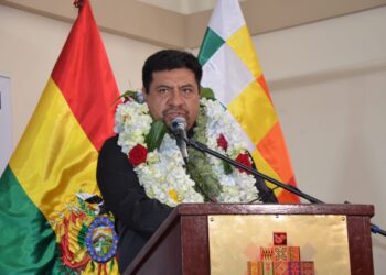 El ministro de Desarrollo Rural y Tierras, Yamil Flores.