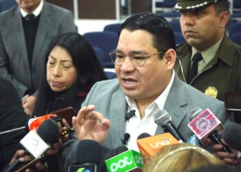 El fiscal general del Estado, Roger Mariaca.