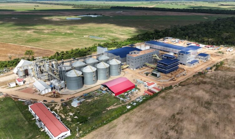 La Planta de subproductos de soya en San Julián, Santa Cruz. Foto: Archivo.