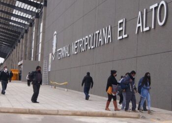 La Terminal Metropolitana de El Alto. Foto: Archivo La Razón.