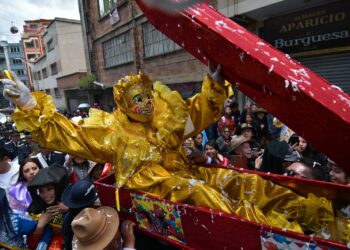 Este año el pepino vistió un traje dorado. Foto: APG.