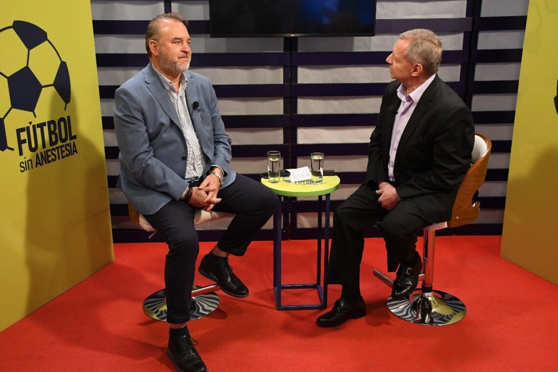 El dirigente Jorge del Solar y el periodista José Alberto 'Gringo' Gonzales.