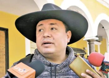 El dirigente campesino Guery García.
