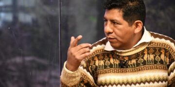 Tahuichi Tahuichi Quispe en entrevista en Piedra, papel y tinta.
Foto: Archivo