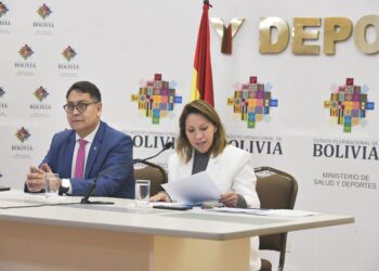 Los viceministros Ramírez y Aguilera dieron detalles sobre el proceso en conferencia. Foto: Ministerio de Salud.