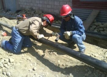 Instalación de gas domiciliario.