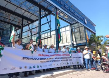 El paro movilizado en contra de la disposición.