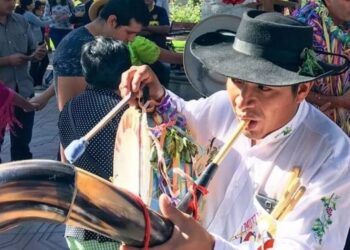 Fiesta de compadres. Foto: RRSS: