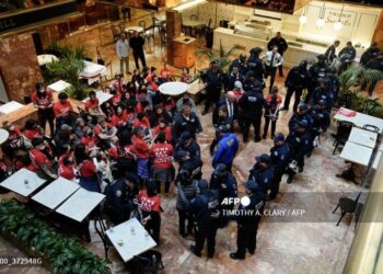 Los activistas ingresaron a las Torres Trump