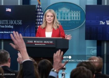 La portavoz de la Casa Blanca, Karoline Leavitt, hizo el anuncio