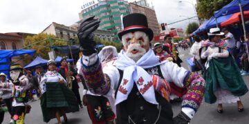 El Jisk'a Anata se realizará en el centro paceño. Foto: APG-Archivo.