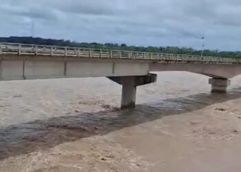 El río Yapacaní es uno de los afectados. Foto: Unitel.