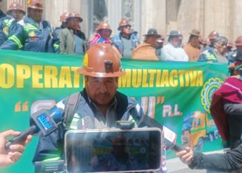 Mineros protestan la decisión contra Soboce.
