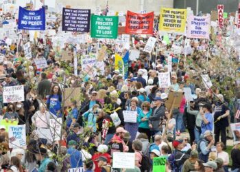 Los manifestantes tomaron el centro de Washington