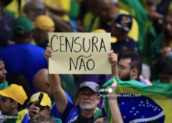 Los seguidores de Bolsonaro marcharon hoy