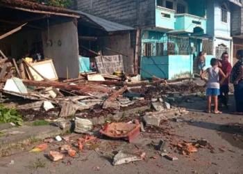 Varias viviendas fueron afectadas por el sismo