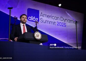 El vicepresidente estadounidense, J. D. Vance
