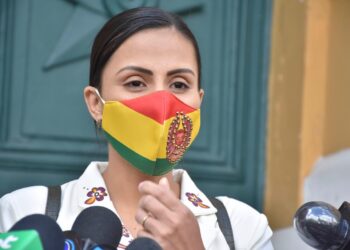 María René Álvarez, diputada de Creemos.