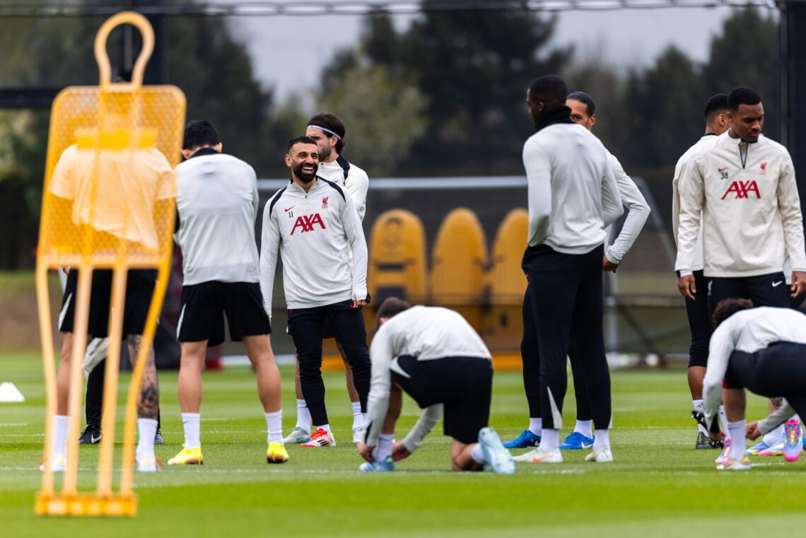 Entrenamiento de Liverpool.