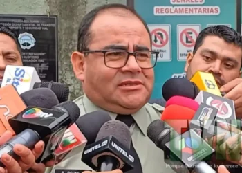 El coronel Rolando Rojas brindó la información. Foto: Captura-ABI.