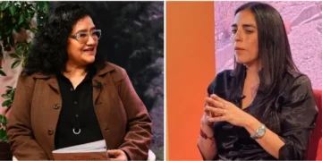 Rosario Ricaldi y Gabriela Montaño en entrevista en el programa Piedra, Papel y Tinta
