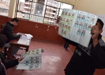 Conteo de votos en el proceso de las elecciones judiciales de 2017.