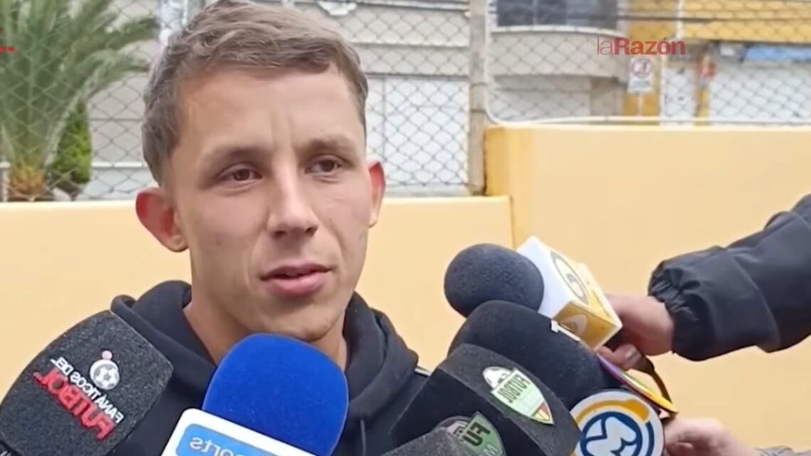 Tobías Moriceau brinda declaraciones