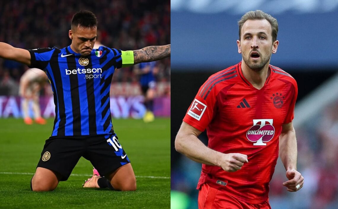 Lautaro Martínez y Harry Kane