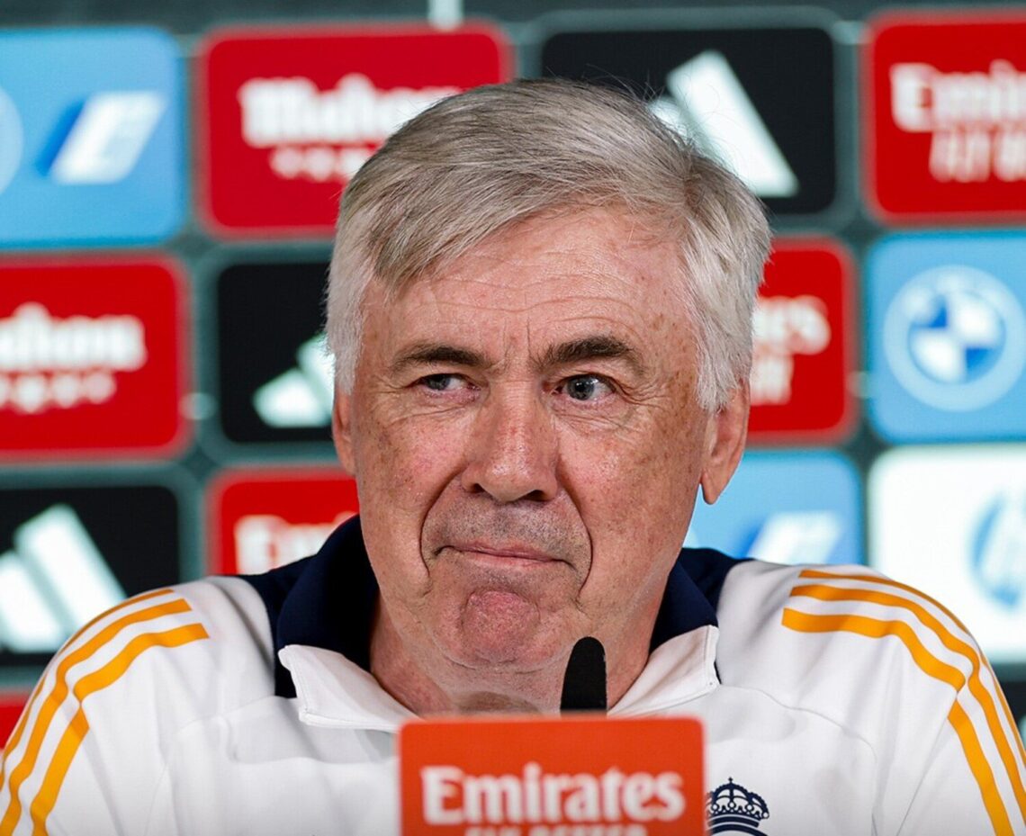 Carlo Ancelotti en conferencia de prensa