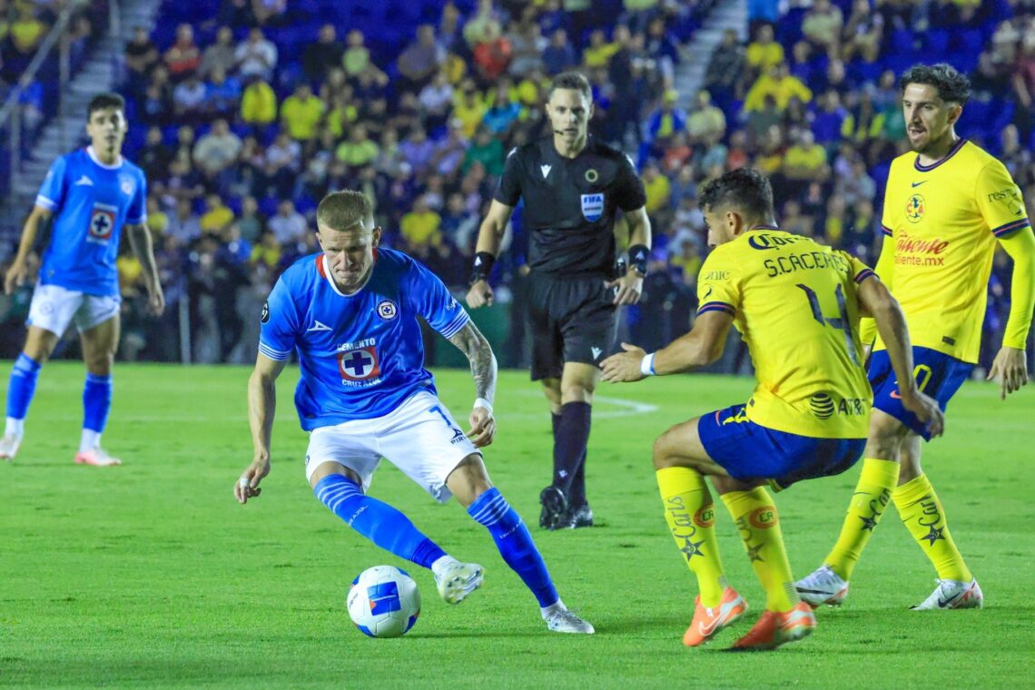 Incidencia del partido entre América y Cruz Azul