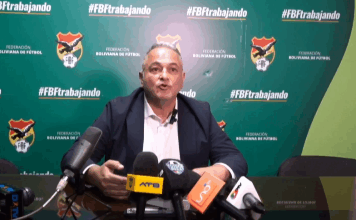 Fernando Costa, presidente de la Federación Boliviana de Fútbol. (Foto: Archivo)