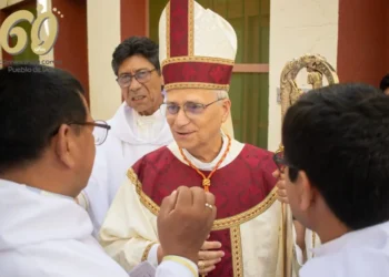 El Papa durante su trabajo en Perú/ Arquidiócesis de Chiclayo