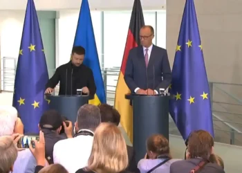 Zelenski y Mertz tuvieron un encuentro en Berlín/ RRSS Volodimir Zelenski