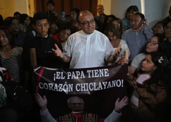 En Chiclayo celebraron la elección de su obispo como Papa/AFP