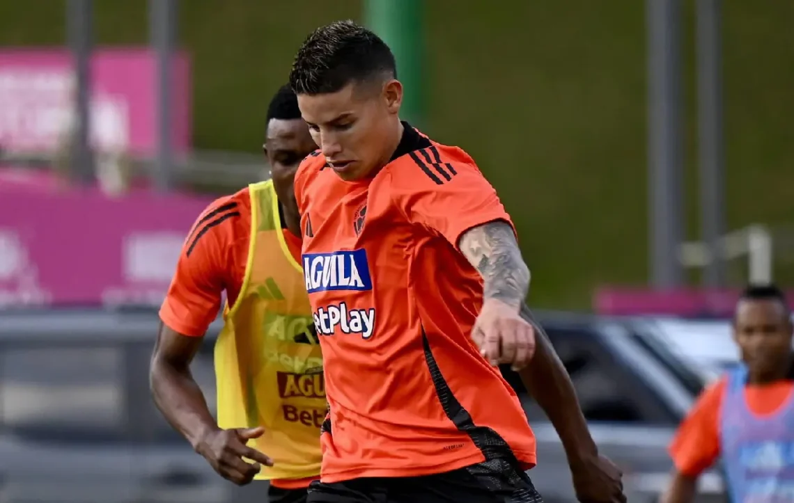 Entrenamiento de Colombia (FOTO: Selección Colombia - FCFSeleccionCol)