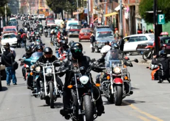 Las motos, el transporte preferido en Bolivia