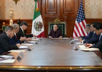 Sheinbaum se reunió con Christopher Landau, subsecretario de Estado de EEUU/RRSS Claudia Sheinbaum