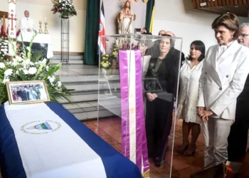 El sepelio fue en San José de Costa Rica/AFP
