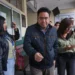 El exministro de Justicia César Siles ingresa a la Fiscalía de La Paz.
Foto: APG