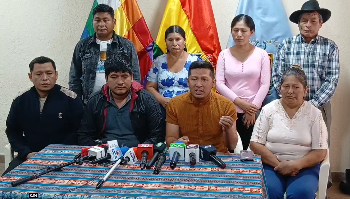 Dirigencia de la Coordinadora de las Seis Federaciones del Trópico de Cochabamba.