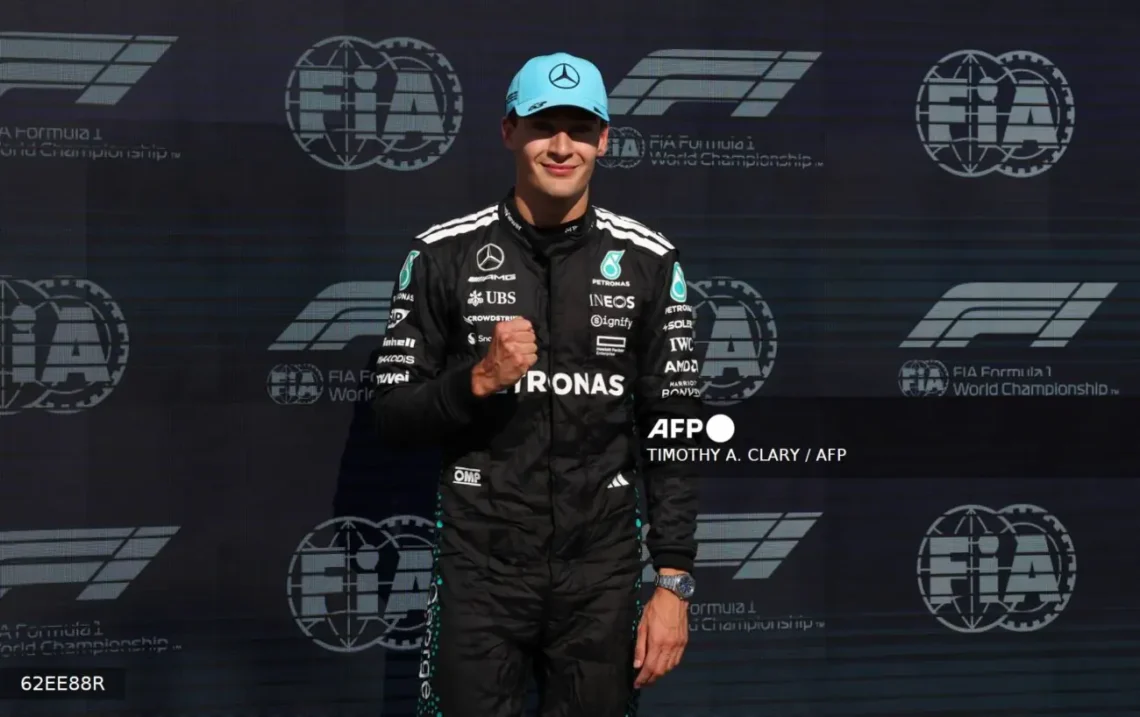 El último ganador del GP de Monteal la semana pasada fue Goerge Russell (AFP).
