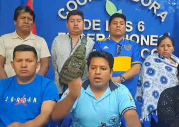 El dirigente evista Dieter Mendoza.
Foto: Captura RKC