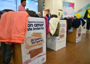 La campaña terminó el lunes con gran cantidad de ropa recolectada. Foto: GAMLP.